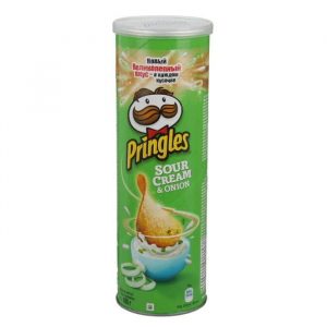 Чипсы Pringles сметана-лук 165 г большая
